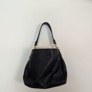 Elegant Black Leather Handbag